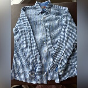 Blue Checkered Men's Shirt